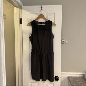 Athleta Charcoal Sleeveless Mini Dress